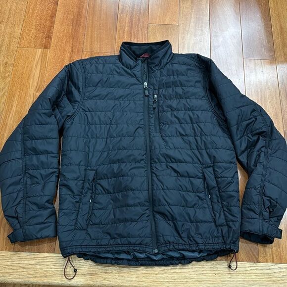 Carhartt men’s black puffer insulate winter jacket jacket size L - Picture 1 of 11